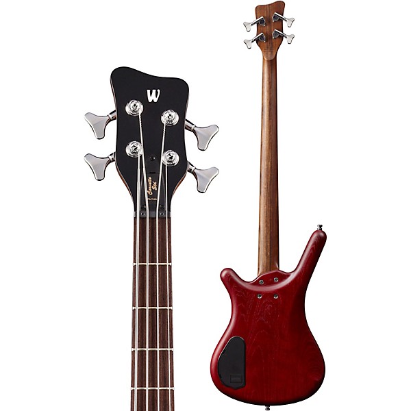 Open Box Warwick German Pro Series Corvette Ash Passive 4-String Electric Bass Guitar Level 1 Burgundy Red