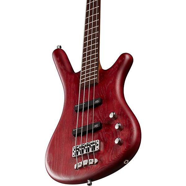 Open Box Warwick German Pro Series Corvette Ash Passive 4-String Electric Bass Guitar Level 1 Burgundy Red