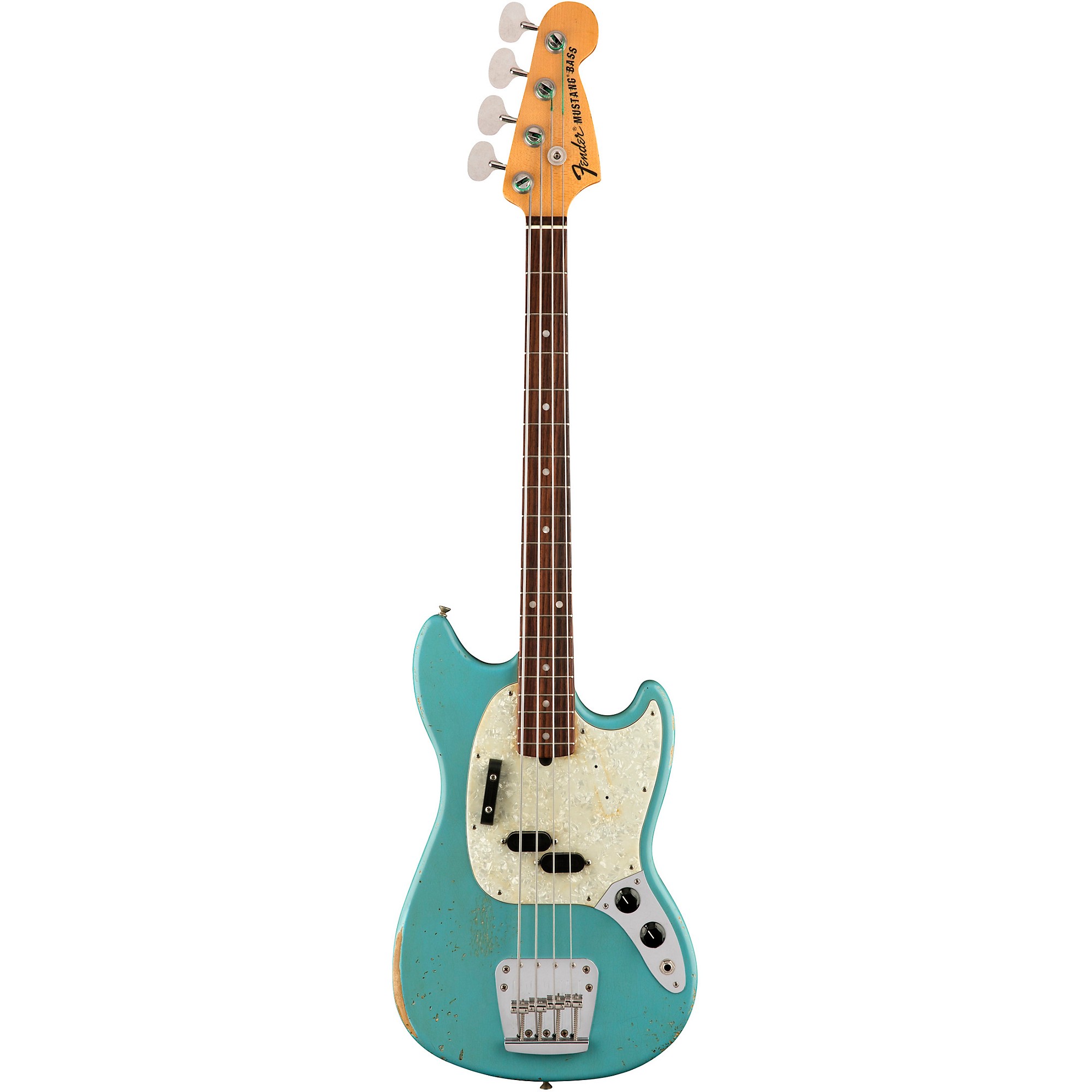 Fender Justin Meldal-Johnsen Road Worn Mustang Electric Bass Faded