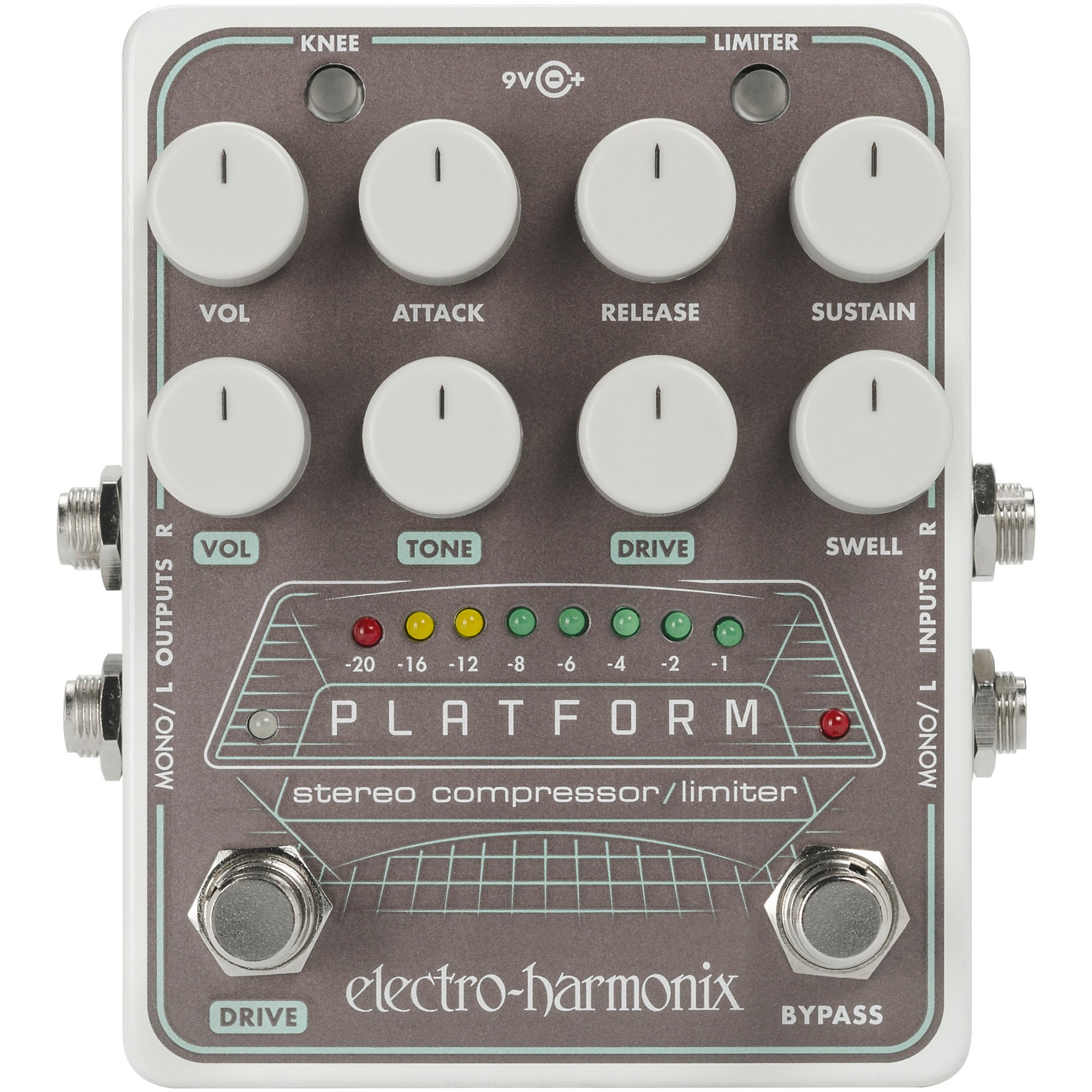 Electro-Harmonix Platform Stereo Compressor/Limiter Pedal | Guitar