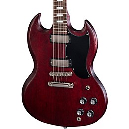 Open Box Gibson SG Special 2018 - Solid Body Electric Guitar Level 1 Satin Cherry Black Pickguard