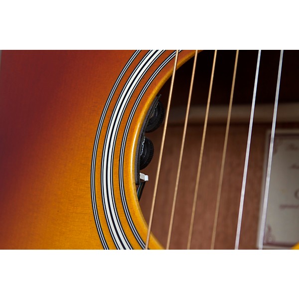 Open Box Epiphone Masterbilt DR-400MCE Acoustic-Electric Guitar Level 2 Violin Burst 194744268304