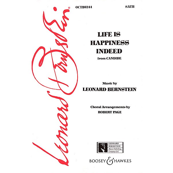 Hal Leonard Life Is Happiness Indeed (from Candide) (SATB) SATB Arranged by Robert Page