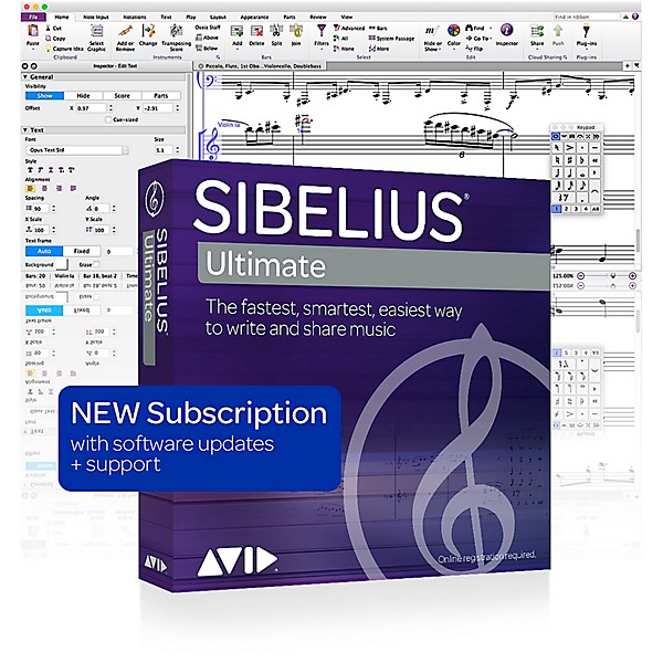 Sibelius Notation Software 1-Year Subscription