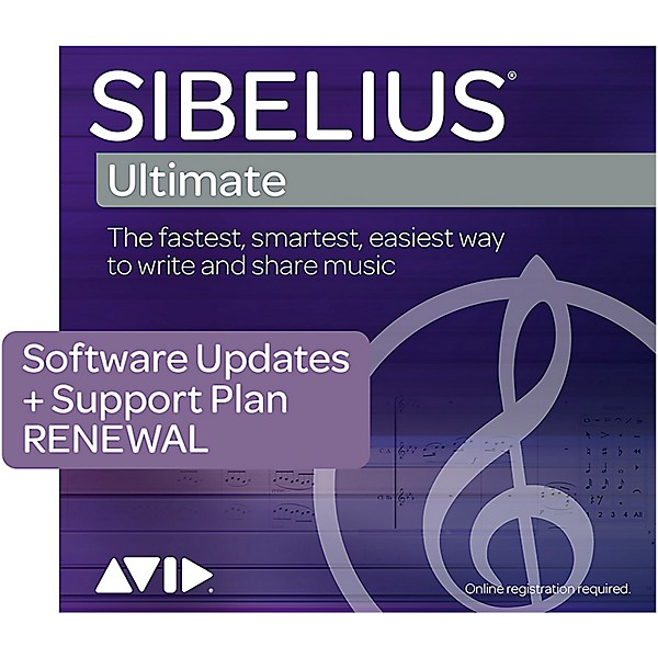 Avid Sibelius Ultimate RENEWAL with 3-Years of Updates + Support for Perpetual License (Download)