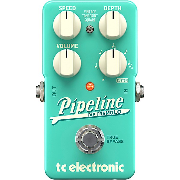 TC Electronic Pipeline Tap Tremolo Effects Pedal
