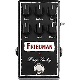 Friedman Dirty Shirley Overdrive Effects Pedal