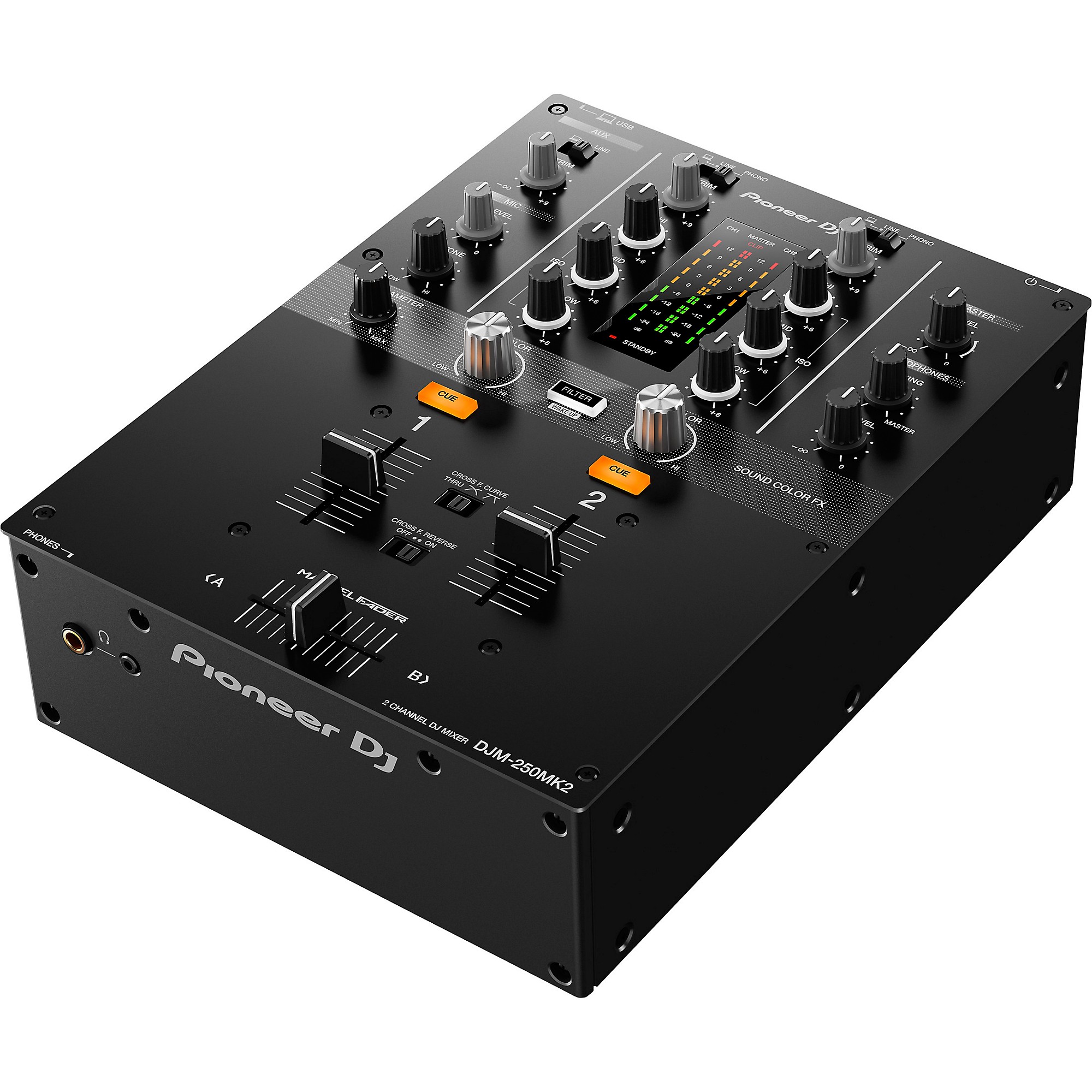 パイオニア DJM-250(2channel-DJ Mixer) DJM-250-K (archived) 2-channel mixer (black) - Pioneer DJ
