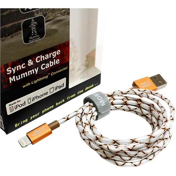 Tera Grand Mobile Undead - Apple MFi Certified - Lightning to USB Mummy Cable - 5 Feet 5 ft.