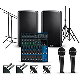 Yamaha Complete PA Package with Yamaha MG16XU 16-channel Mixer and Alto Truesonic 2 Series Active Speakers 12" Mains