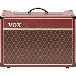 VOX Limited Edition AC15C1MB 15W 1x12 Tube Guitar Combo Amp Vintage Red