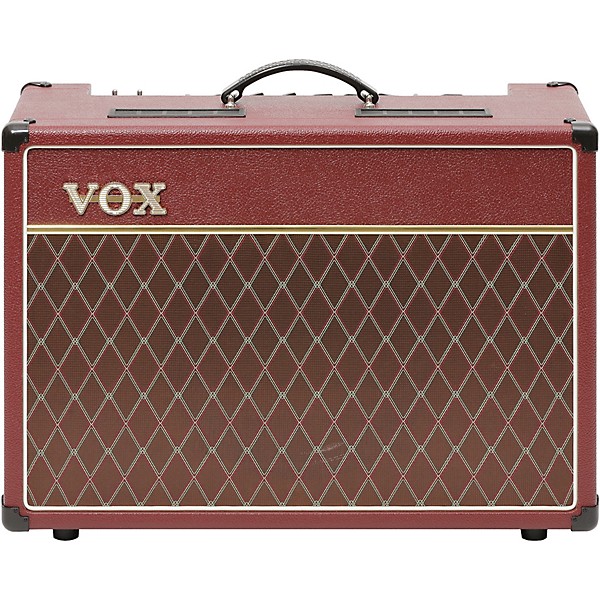 VOX Limited Edition AC15C1MB 15W 1x12 Tube Guitar Combo Amp Vintage Red
