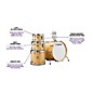 Yamaha Tour Custom Maple 4-Piece Shell Pack With 20" Bass Drum Butterscotch Satin