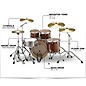 Yamaha Tour Custom Maple 4-Piece Shell Pack With 20" Bass Drum Chocolate Satin