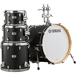 Yamaha Tour Custom Maple 4-Piece Shell Pack ... Yamaha Tour Custom Maple 4-Piece Shell Pack With 20" Bass Drum Licorice Satin