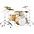 Yamaha Tour Custom Maple 4-Piece Shell P... Yamaha Tour Custom Maple 4-Piece Shell Pack With 22" Bass Drum Butterscotch Satin