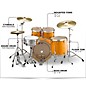 Yamaha Tour Custom Maple 4-Piece Shell Pack With 22" Bass Drum Caramel Satin