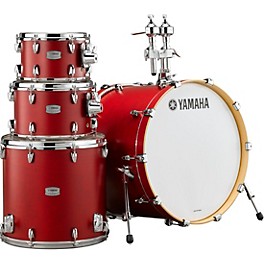 Yamaha Tour Custom Maple 4-Piece Shell Pa... Yamaha Tour Custom Maple 4-Piece Shell Pack With 22" Bass Drum Candy Apple Satin