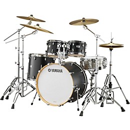 Yamaha Tour Custom Maple 4-Piece Shell Pack With 22" Bass Drum Licorice Satin