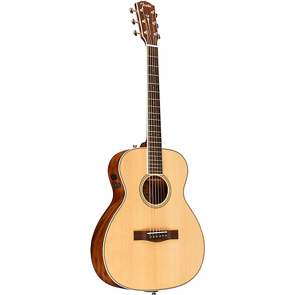 Open Box Fender PM-TE Standard Travel Acoustic-Electric Guitar Level 2 Natural 190839536518