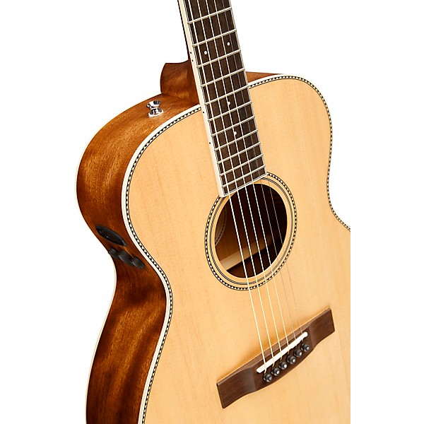 Open Box Fender PM-TE Standard Travel Acoustic-Electric Guitar Level 2 Natural 190839580092