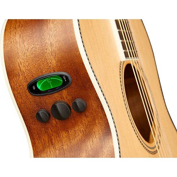 Open Box Fender PM-TE Standard Travel Acoustic-Electric Guitar Level 2 Natural 190839580092