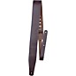 Perri's Oil Leather Guitar Strap With Contrast Stitching Brown 2.5 in. thumbnail