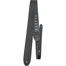 Perri's Extra Long Leather Guitar Strap Black 2 in. Perri's Extra Long Leather Guitar Strap Black 2 in.