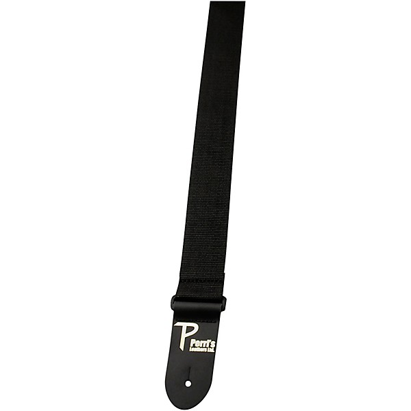 Perri's Extra Long Nylon Guitar Strap Black 2 in.