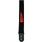 Perri's Cotton Guitar Strap With Embroidered Design Fire Ink thumbnail