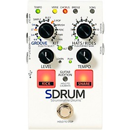 DigiTech SDRUM Auto-Drummer Pedal with BeatScratch Pads