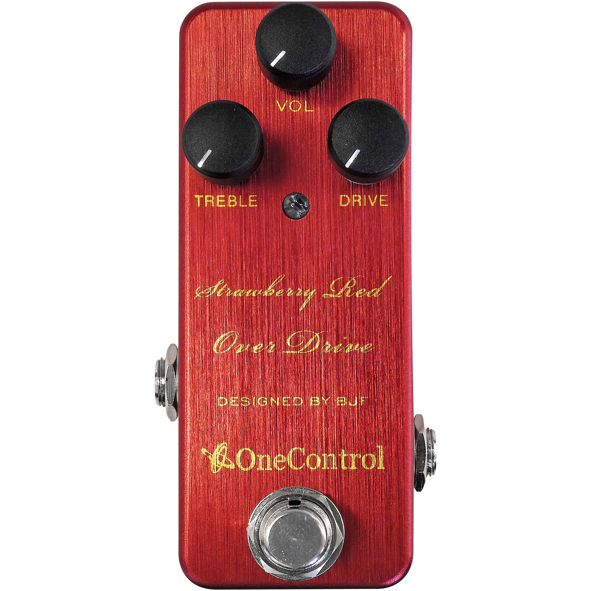 One Control Strawberry Red Overdrive Effects Pedal | Guitar Center