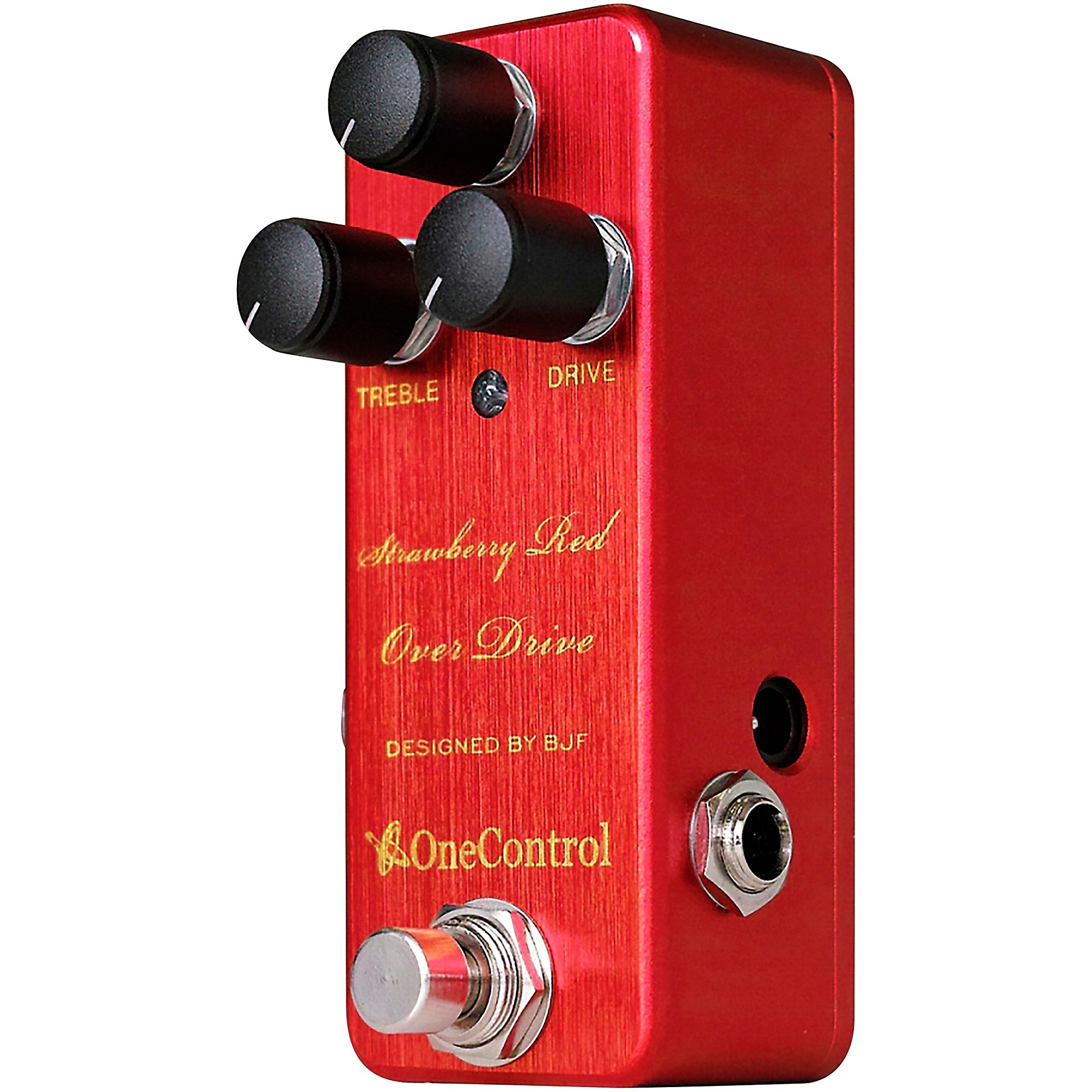 One Control Strawberry Red Overdrive Effects Pedal | Guitar Center
