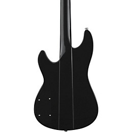 Open Box Hagstrom Super Swede 4-String Electric Bass Guitar Level 2 Gloss Black 190839323590