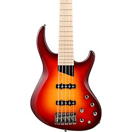 Open Box MTD Kingston Saratoga Deluxe Maple Fingerboard 5-String Electric Bass Level 2 Cherry Burst 190839462237