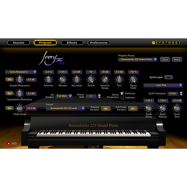 Synthogy Ivory II - Studio Grands