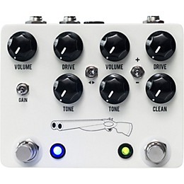 Open Box JHS Pedals Double Barrel V4 Overdrive Effects Pedal Level 1