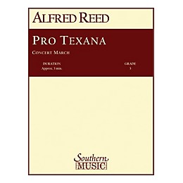 Southern Pro Texana Concert Band Level 3 Composed by Alfred Reed