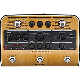 Open Box Zoom AC-3 Acoustic Creator Acoustic Multi-Effects Pedal Level 1