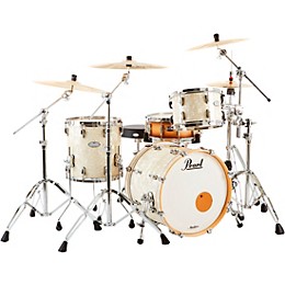 Pearl Music City Custom Masters Maple Reserve Drum Set Nicotine White Marine Pearl (Large)
