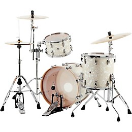 Pearl Music City Custom Masters Maple Reserve Drum Set Nicotine White Marine Pearl (Large)