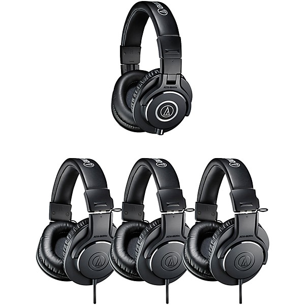 Open Box Audio-Technica ATH-PACK4 Professional Headphones Studio Pack Level 1 Black