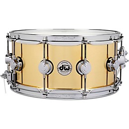 DW Collector's Series Brass Snare Drum 14 x 6.5 in. Polished
