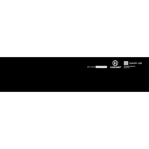 Harbinger L2404FX Mixer With Harbinger VARI PA Package 12" Mains
