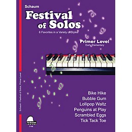 SCHAUM Festival of Solos Educational Piano Book by John W. Schaum (Level Early Elem)