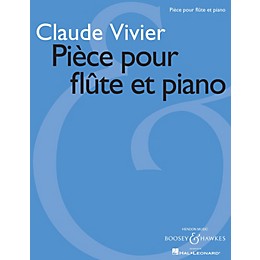 Boosey and Hawkes Pièce pour flûte et piano (Score and Part) Boosey & Hawkes Miscellaneous Series Composed by Claude Vivier