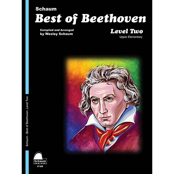 SCHAUM Best of Beethoven Educational Piano Book by Ludwig van Beethoven (Level Late Elem)