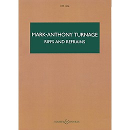 Boosey and Hawkes Riffs and Refrains Boosey & Hawkes Scores/Books Series Composed by Mark-Anthony Turnage
