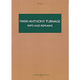 Boosey and Hawkes Riffs and Refrains Boosey & Hawkes Scores/Books Series Composed by Mark-Anthony Turnage