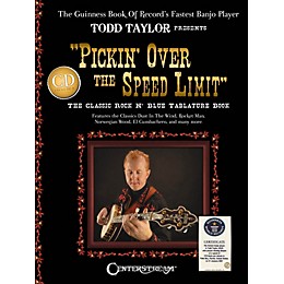 Centerstream Publishing Pickin' over the Speed Limit Banjo Series Softcover with CD Performed by Todd Taylor